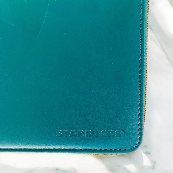 2019 Starbucks Mermaid Phillipines Green Teal Travel Organizer New Years Book - Picture 6 of 8